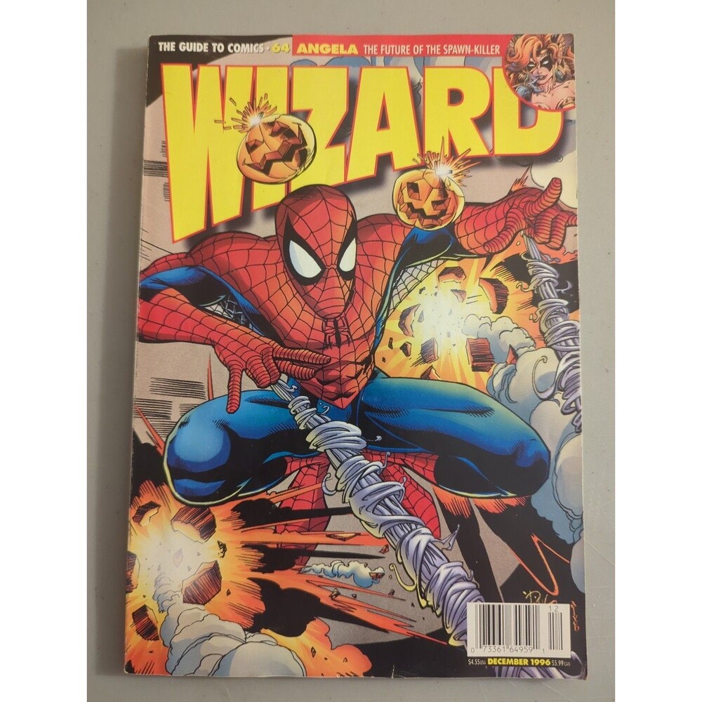 Wizard Comics Magazine #64 1996 Spider-Man Cover, Thunderbolts Story